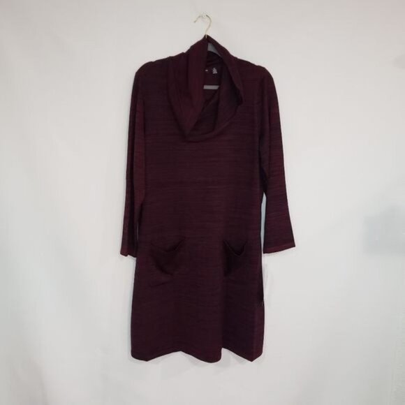 NWT Nina Leonard Cowl Neck Pocket Sweater Dress Size 1X‎ - Picture 2 of 8
